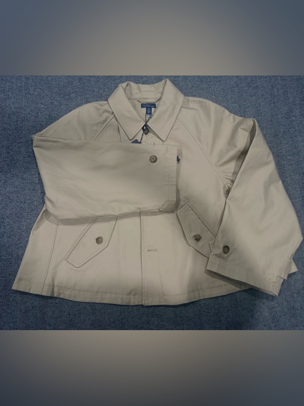 Polo Ralph Lauren Cotton Twill Jacket | color: beige | size: M - Picture 3 of 10